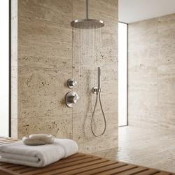 Aquanello Eterna Inbyggt termostatiskt duschset i rostfritt stål med takarm 30 cm regndusch och handdusch ET-S-SET4-3-02